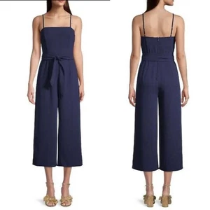 Lilly Pulitzer Sandra Jumpsuit True Navy Size 0 - Picture 1 of 17