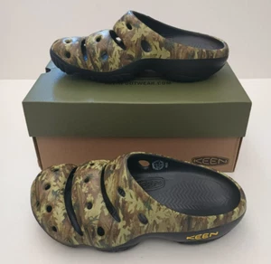 Keen Herren Yogui Arts Pantoletten Slipper Sandalen geschlossene Zehe Camouflage/grün, schwarz Neu mit Karton - Bild 1 von 8