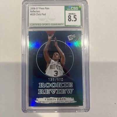 Chris Paul Press Pass #R38 2006 reflectores 129/500 Phoenix Suns Wake Forest Foto 1 de 2