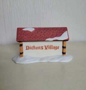 Department 56 Christmas Dickens Village Sign Porcelain By Jiean Fung 65692 - Picture 1 of 6