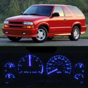 Gauge Cluster LED Dashboard Bulbs Blue For Chevy Blazer S10 GMC Jimmy 01-05 - Picture 1 of 3