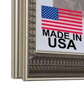 2" Silver Picture Frame 11x14 12x18 16x20 24x36 30x40 36x36+ 3360-A-0206MS - Picture 1 of 9