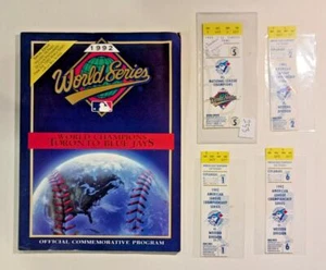 1992 Toronto Blue Jays World Series Ticket Stubs and Collector Program - Picture 1 of 4