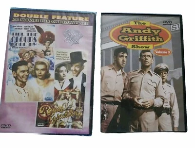  2 DVDs, Andy Griffith Show Volume 3, Till The Clouds Roll By, Royal Wedding  - Image 1 of 4