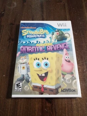 SpongeBob SquarePants: Plankton's Robotic Revenge (Nintendo Wii, 2013) Sealed  - Image 1 of 4