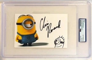 Chris Renaud Despicable Me 4 Minions Signed Sketch 4x6 Photo PSA DNA Slabbed - Picture 1 of 1