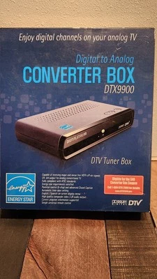 Digital Stream DTX9900 Digital to Analog DTV Converter Box With Remote Control - Image 1 of 4