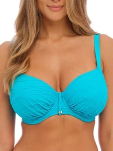 Fantasie Beach Waves Bikini Top Gathered Full Cup Swim Tops Beach Swimwear - Picture 1 of 7