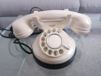 Telefono Vintage Safnat Milano A Rotella Disco 1961 - Immagine 1 di 4