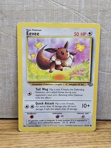 Pokémon Karte Eevee 51/64 Jungle Non-Holo TCG  - Bild 1 von 16