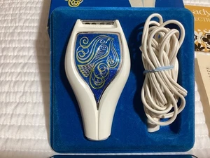 Vintage 1977 Lady Sunbeam Micro Twin Bird Design Blue Electric Shaver NEW NOS - Picture 1 of 16