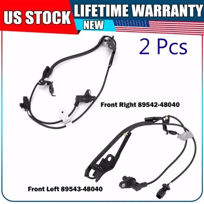 2x ABS Wheel Speed Sensor Front Right & Left Fit Lexus RX350 RX450h 2010-2015 - Image 1 of 4
