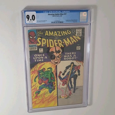 Amazing Spider-Man #37, CGC 9,0 en estado bastante bueno/casi nuevo, WP (Marvel, 1966) 1st Norman Osborn Foto 1 de 4