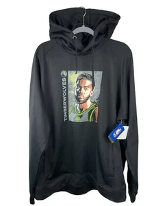 New Era NBA Minnesota Timberwolves Pullover Hoodie Men 2XL Black - Picture 1 of 16