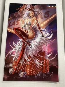 White Widow #4 Jamie Tyndall Las Vegas Virgin Variant Cover - Picture 1 of 2