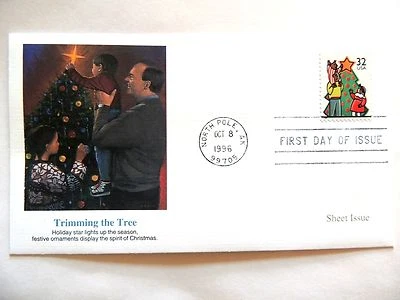 October 8th, 1996 "Trimming The Tree" First Day Issue Lot #1 - Image 1 of 4