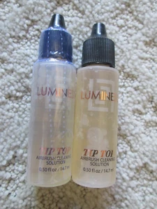2 SOLUCIÓN DE LIMPIEZA DE AERÓGRAFO SUPERIOR CON PUNTA LUMINOSA 0,50 FL OZ (1 sellado, 1 nuevo sin etiquetas) - Imagen 1 de 1