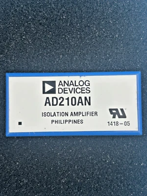 ANALOG DEVICES AD210AN ISOLATION AMPLIFIER 1418-05 20KHZ 1V/US DIP-30 - Image 1 of 4