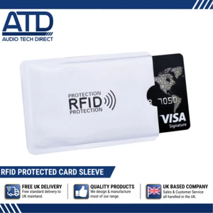 RFID Hülle Kreditkarte Schutz Sicherer Halter Diebstahlsicherung Etui Safe Weiß - Bild 1 von 5