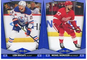 U PICK LOT 2024-25 24-25 O-Pee-Chee OPC Factory MISPRINT Blue Parallel card set - Picture 1 of 3