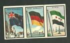 1963 TOPPS UNCUT STRIP FLAGS OF THE WORLD NEW ZEALAND WEST GERMANY SYRIA