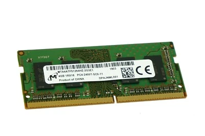MTA4ATF51264HZ-2G3E1 OEM MICRON LAPTOP MEMORY 4GB DDR4 PC4-2400T-SC0-11 (CA64) - Image 1 of 2