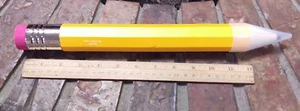 Giant Novelty Wood Pencil with Eraser - It works !! For those big writing jobs! - Picture 1 of 7