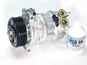 2013-2015 Jaguar XF, XFR, XFR-S, XJ A/C Compressor OEM Reman Yr Wty. - Foto 1 di 3