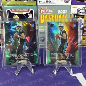 Bryce Young 2023 Panini Prizm Prizmatic Green Ice and Green Lot 2 RC #4 - Bild 1 von 4