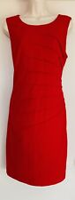 CALVIN KLEIN Women's Red Bodycon Knee Length Party Business Dress Size Medium