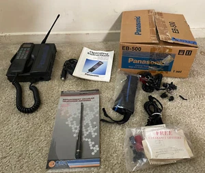 PANASONIC EB-2501 Mobile Phone + Original Box + Manual *Works Brick Bag - Photo 1 sur 11