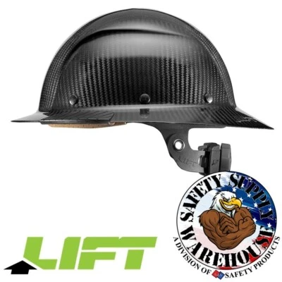 Lift Safety HDC-15KG Carbon Fiber Full Brim Hard Hat