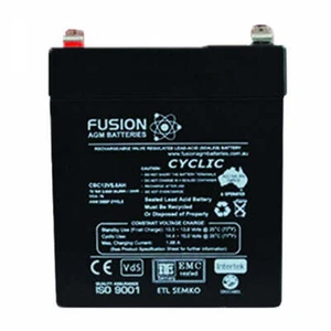 Fusion 12V 5.6Ah Deep Cycle AGM Battery - Picture 1 of 3
