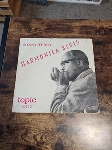 Sonny Terry - Harmonica Blues - Topic - 10T30 - 10" - Mono - UK - 1958 - VG+ - - Picture 1 of 11
