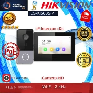 DS-KIS605-P IP Video Intercom Kit IP65 Standard PoE 2MP - Picture 1 of 4
