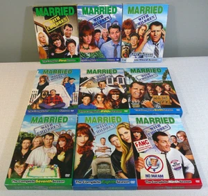 Vintage Married With Children Seasons 1,2,3,4,5,6,7,8,9 DVD Lot - Picture 1 of 10