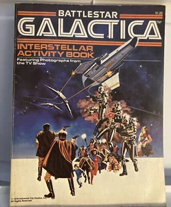 Vintage Battlestar Galactica Interstellar Activity Book 1978 Universal City - Picture 1 of 20