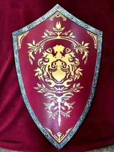 Escudo Caballero Medieval Armadura Madera Batalla Guerrero Templario Escudo Cruzado Pesado - Imagen 1 de 4