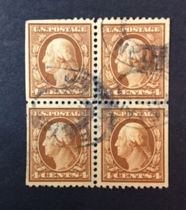 BroadviewStamps USA #503 used block. VF centering. - Picture 1 of 2