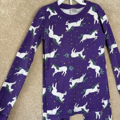 Conjunto de Pijama Hanna Andersson Pijama Niñas Talla 10 140cm Unicornio Manga Larga Pantalones Foto 1 de 4