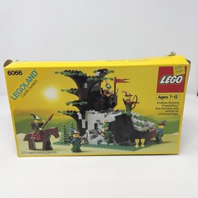 LEGO 6066 Camouflaged Outpost ONLY BOX OVP Forestman Castle Vintage Ritter Burg