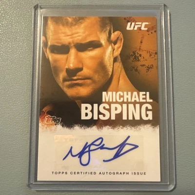 2010 Topps UFC Fighter Auto Michael Bisping #FA-MB - Image 1 of 2