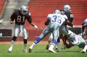 Vince Albritton Original 35mm Negative Aug 1990 Dallas Cowboys VS LA Raiders - Picture 1 of 2