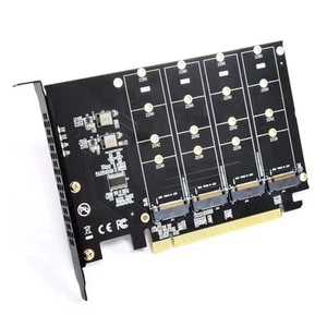 Carte D'Extension M.2 NVME Vers PCIe Gen4 X16 Compatible avec les SSD 2230,2665 - Afbeelding 1 van 8