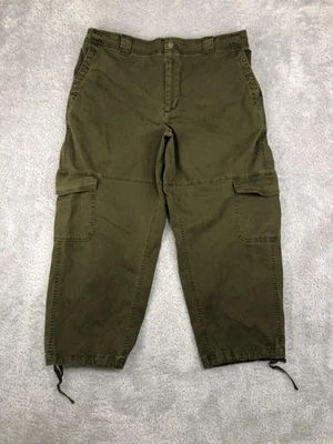 Old Navy Cargo Pants Women XL (36x25) High Rise Balloon Green - Image 1 of 4