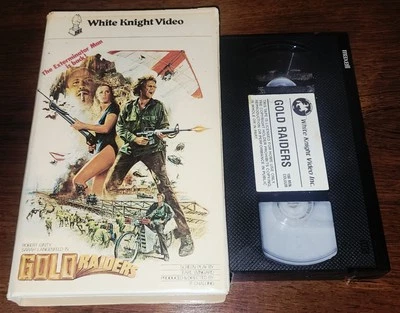 Gold Raiders 1982 VHS VERY RARE White Knight Video Canada Robert Ginty IFD - Image 1 of 4