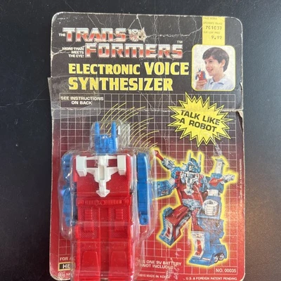 Transformers Voice Sintetizador Robot Heroico Autobot 1986 Hasbro Nuevo de Lote Antiguo Foto 1 de 4