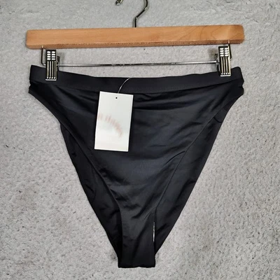 Dippin Daisy's Bikini Ultra Bottom Women's Medium Black Stretch Swimwear NWT - Image 1 of 4