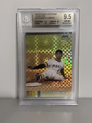 Roberto Clemente XFractor 2020 Stadium Club X-Fractor Refractor 🔥 BGS 9.5 - Image 1 of 2