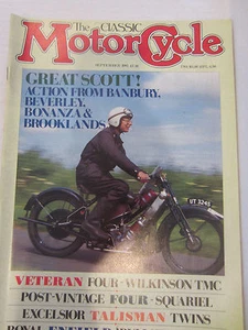 The Classic Motorcycle Magazine September 1987 Post Vintage Four Squariel Excels - Picture 1 of 2